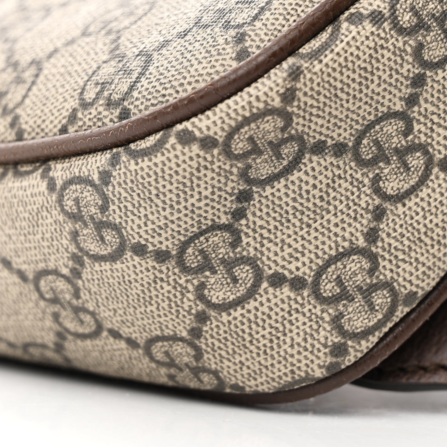 Gucci Soft GG Supreme Monogram Medium Ophidia Belt Bag Dark Brown 10 of 10