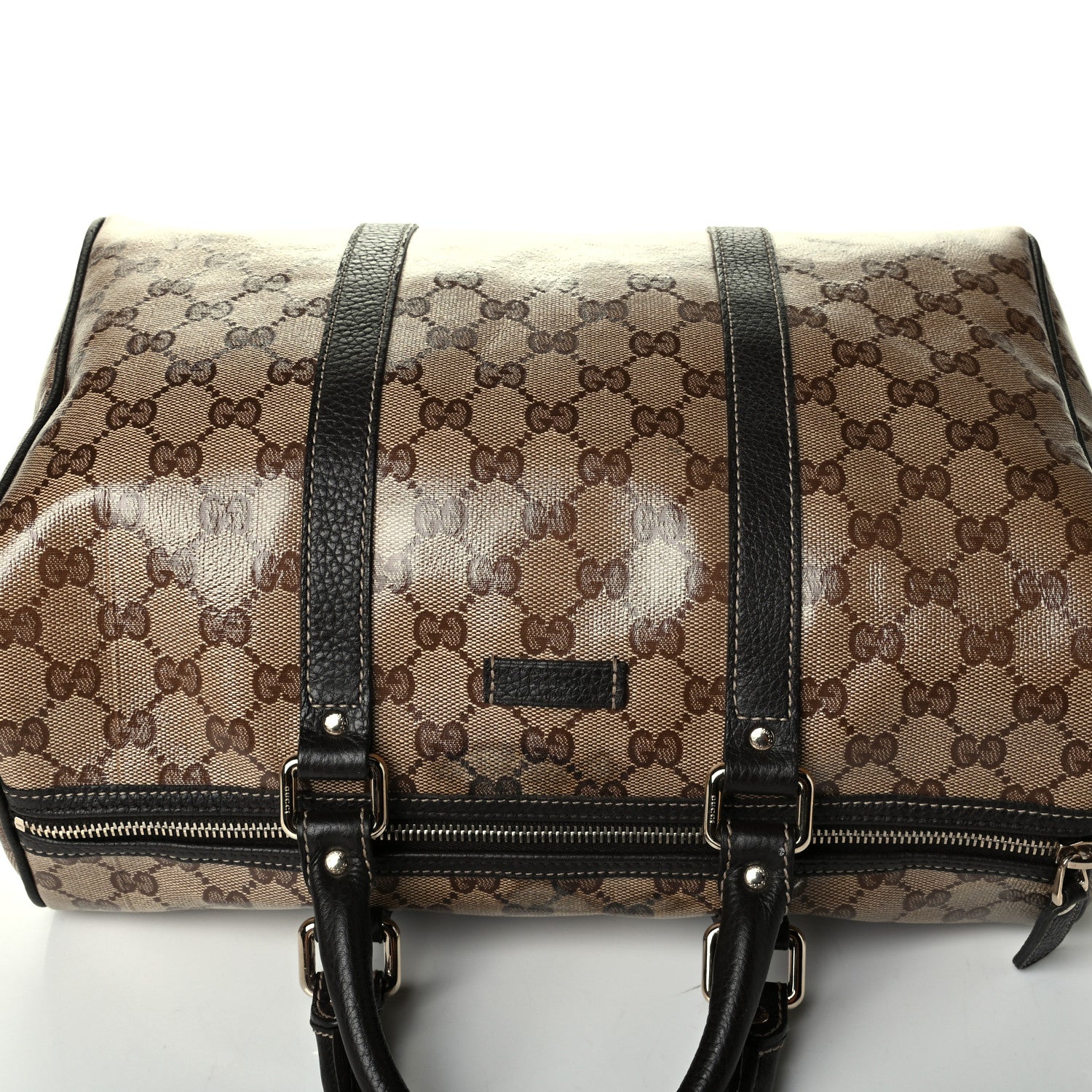 Gucci Crystal Monogram Medium Joy Boston Dark Brown 6 of 9