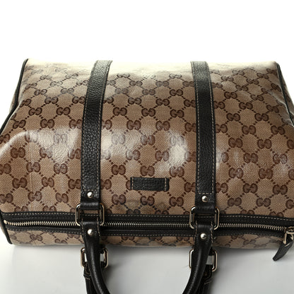 Gucci Crystal Monogram Medium Joy Boston Dark Brown 6 of 9
