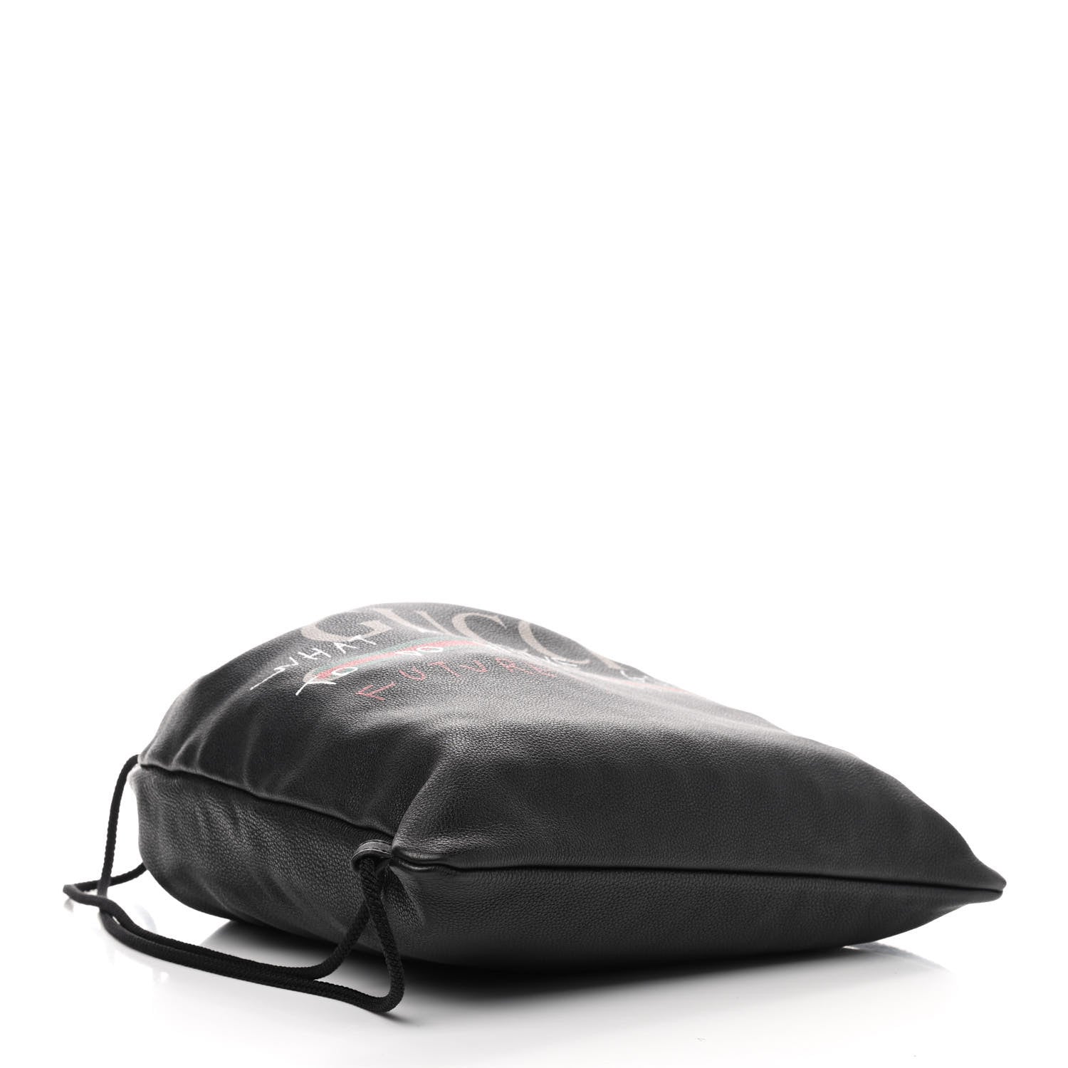 Gucci Calfskin Coco Capitan Logo Drawstring Backpack Black 4 of 11