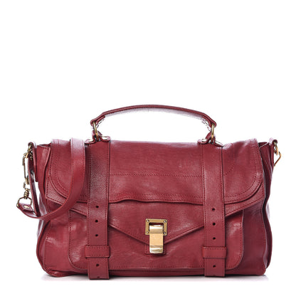 Proenza Schouler Lambskin Medium PS1 Satchel Chianti 1 of 18