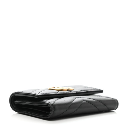 Gucci Calfskin Matelasse GG Marmont Wallet Black 4 of 11