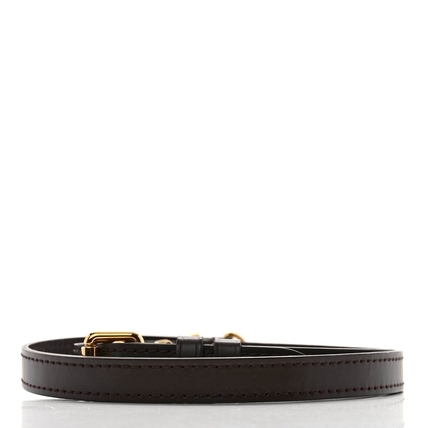Calfskin 16mm Adjustable Shoulder Strap Brown