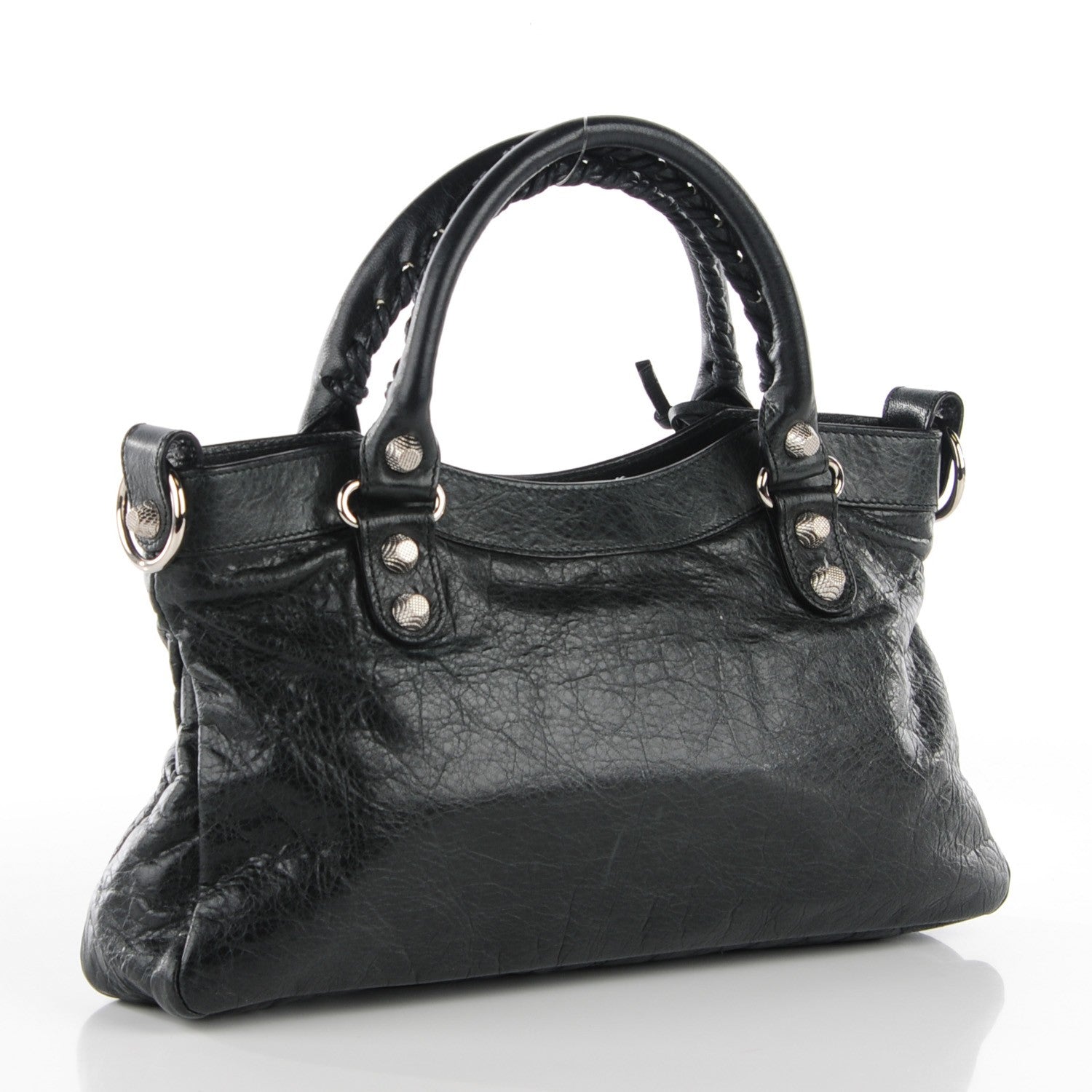 Balenciaga Agneau Giant 12 Silver Hardware First Black 3 of 15