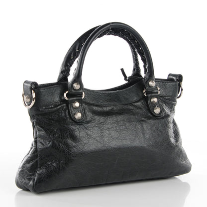 Balenciaga Agneau Giant 12 Silver Hardware First Black 3 of 15