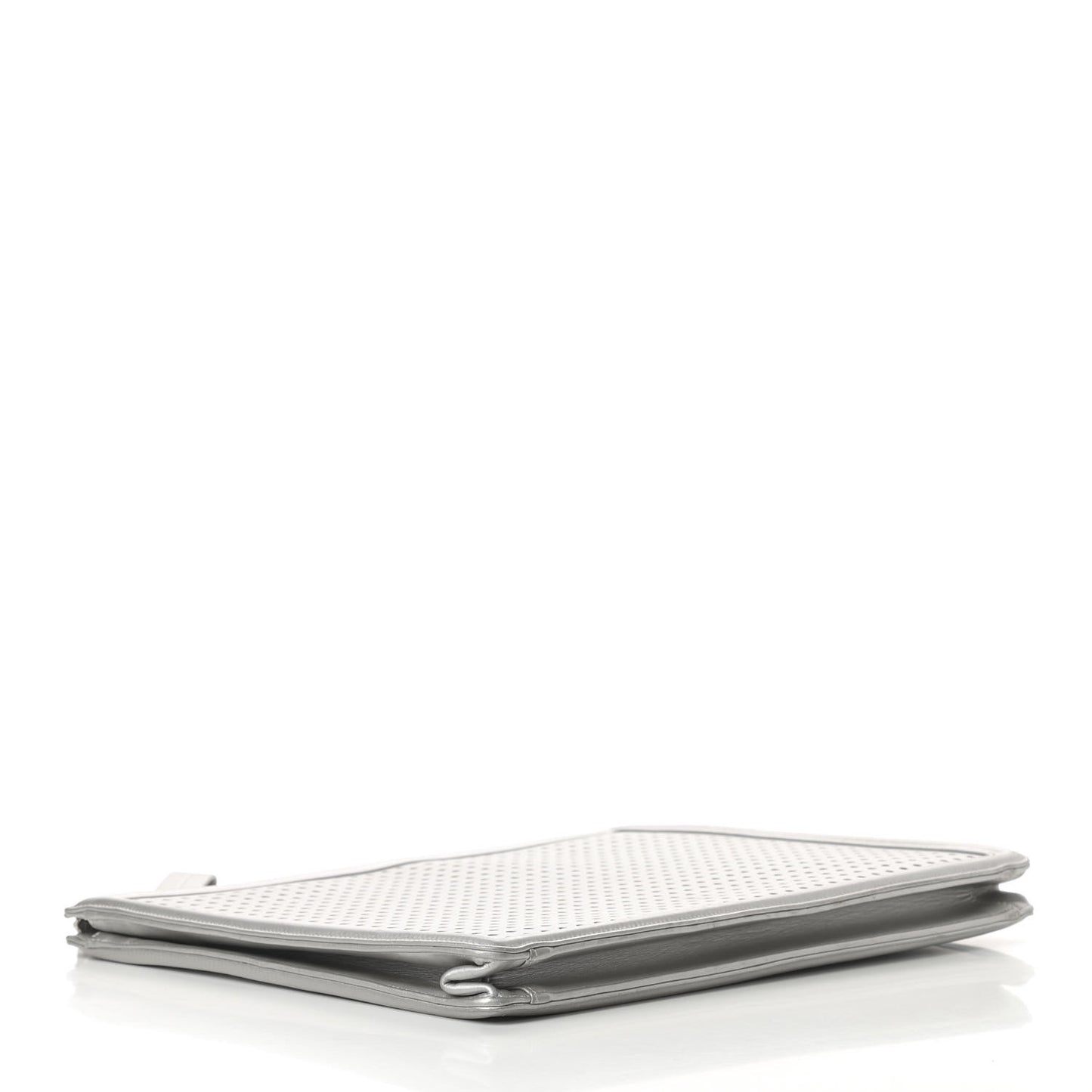 Lambskin LED Boy 2.0 Clutch Silver