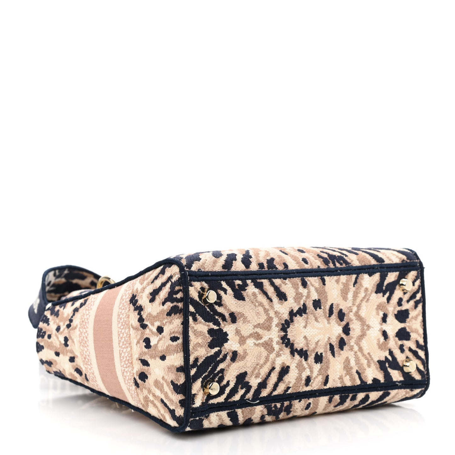 Canvas Embroidered Medium Tie And Dior Lady D-Light