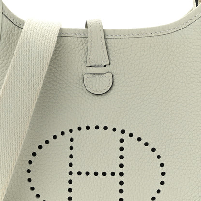 Hermes Taurillon Clemence Amazone Evelyne TPM Gris Neve 8 of 10