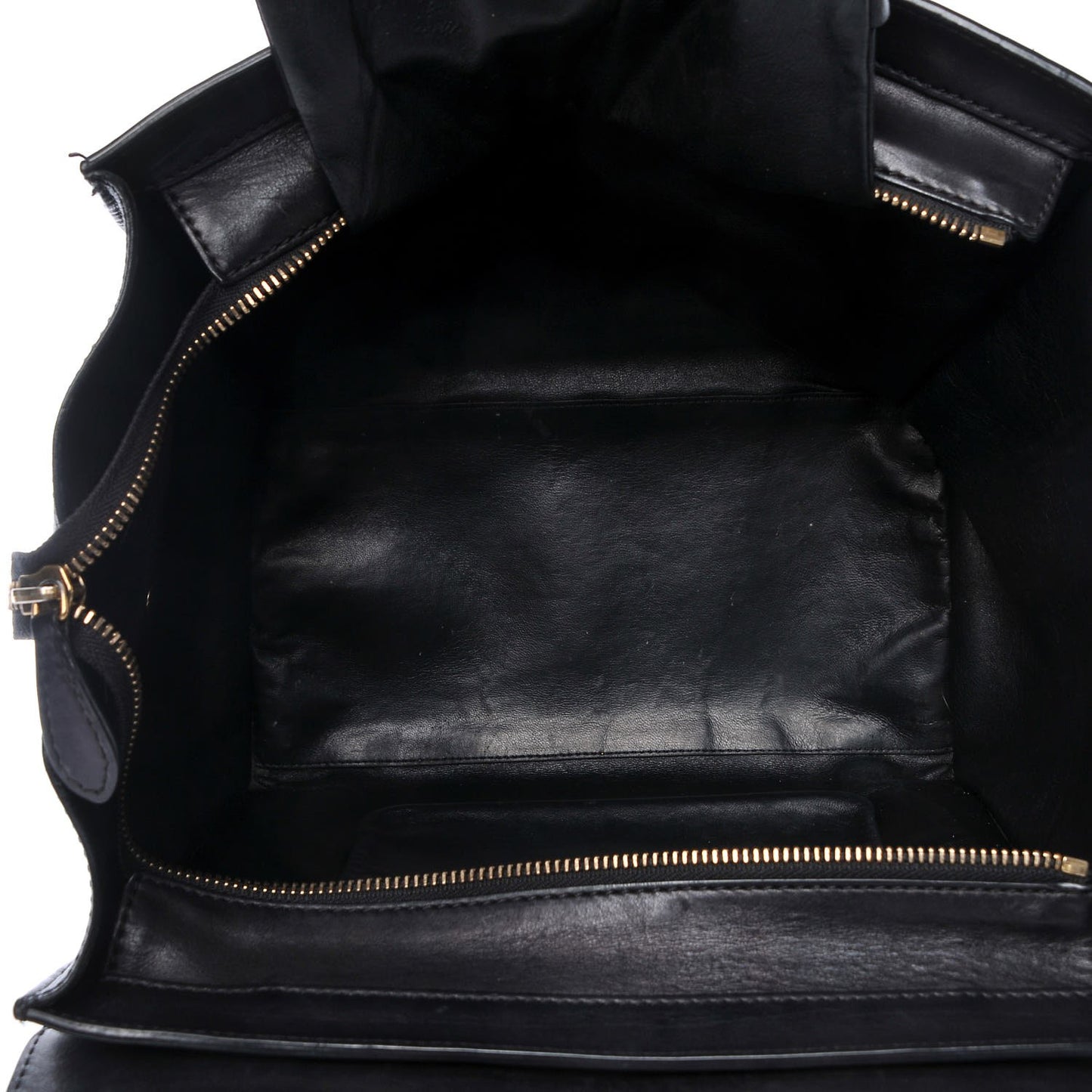 Smooth Calfskin Mini Luggage Black