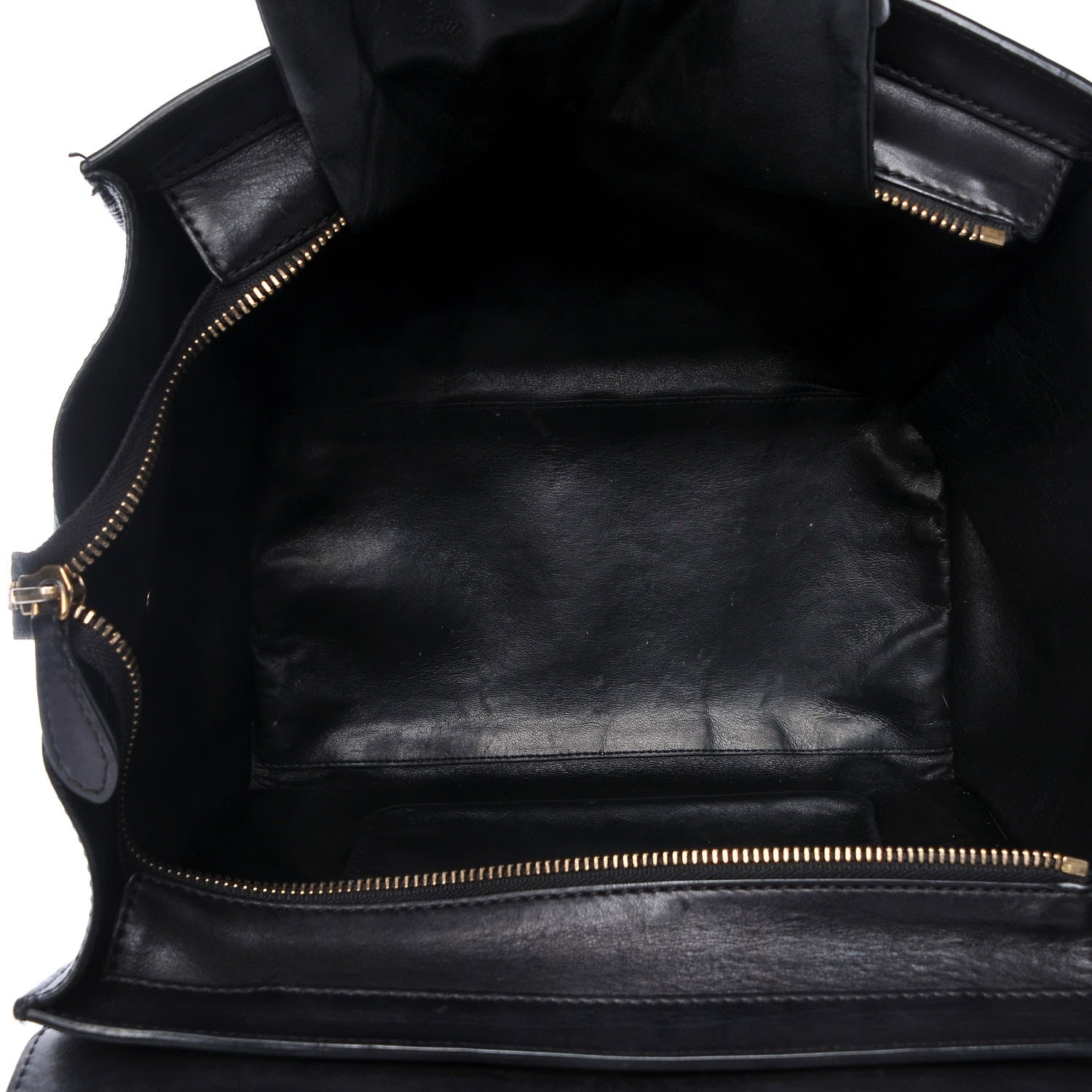 Celine Smooth Calfskin Mini Luggage Black 5 of 11