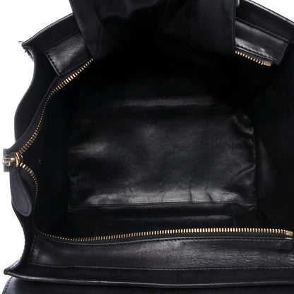 Celine Smooth Calfskin Mini Luggage Black 5 of 11