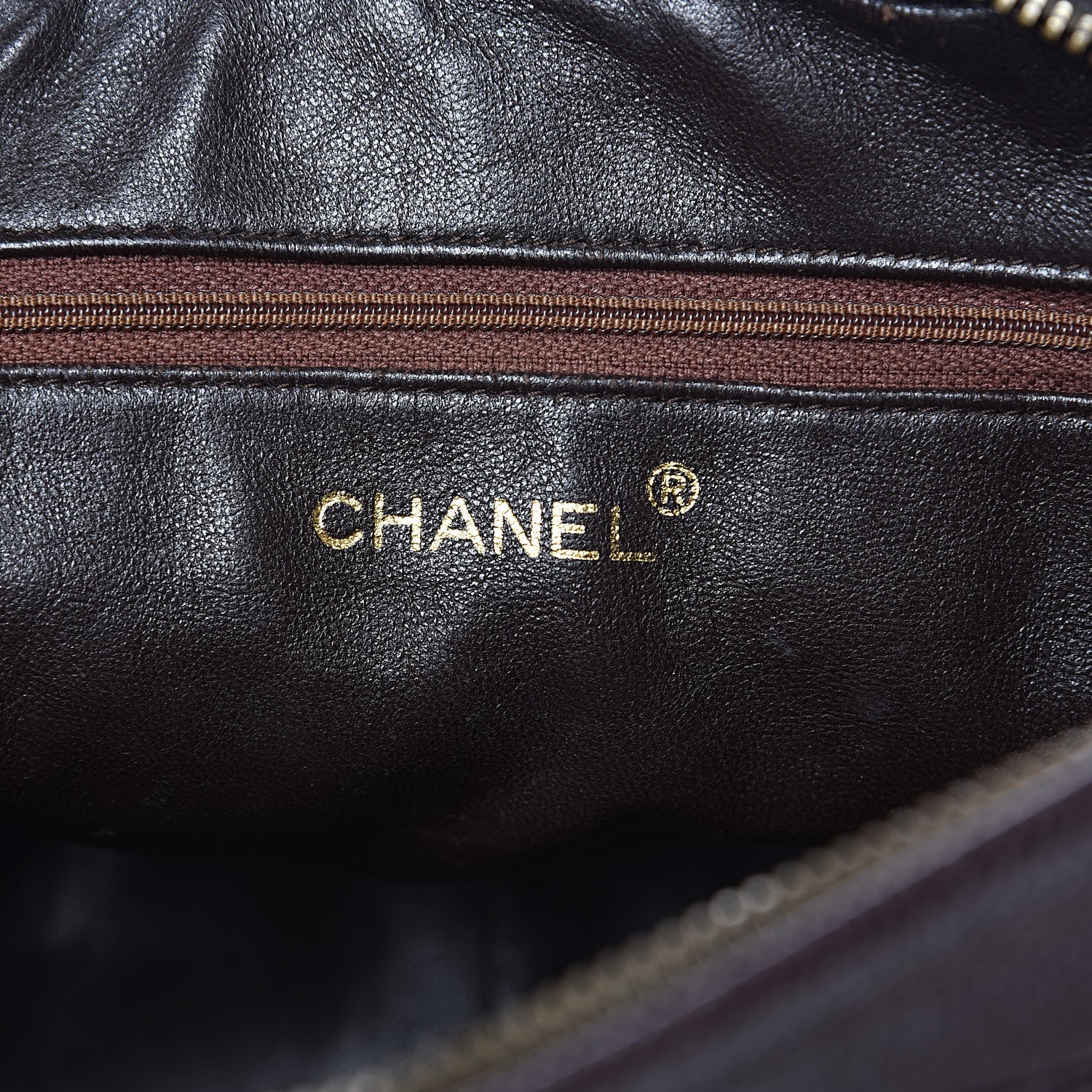 Chanel Caviar Quilted Flap Camera Case Brown 6 of 15
