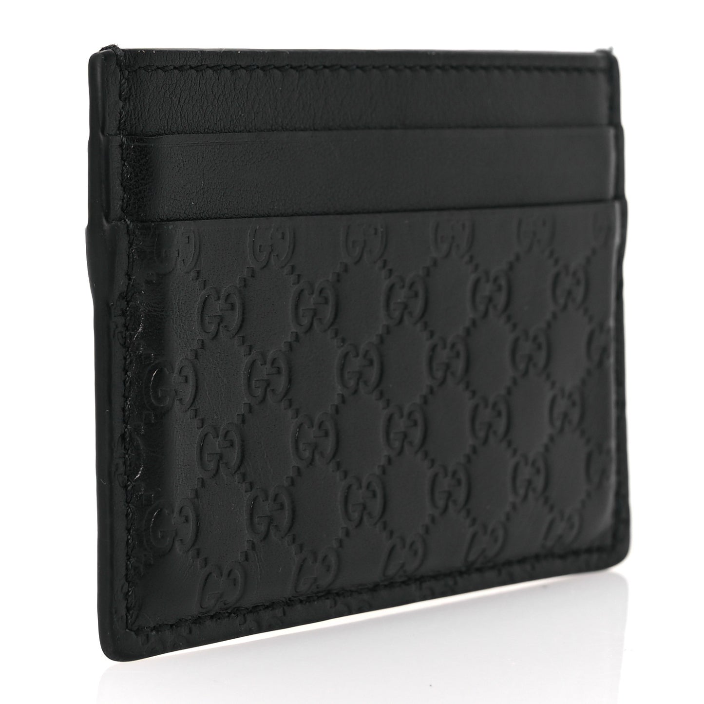 Guccissima Card Holder Black