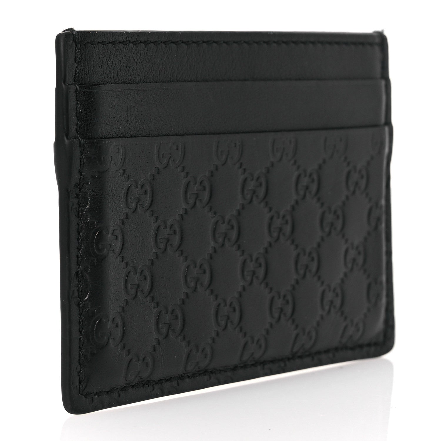 Gucci Guccissima Card Holder Black 3 of 10