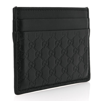Gucci Guccissima Card Holder Black 3 of 10