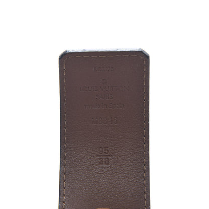 Louis Vuitton Monogram Eclipse Taigarama 40mm LV Initiales Reversible Belt 95 38 Black 5 of 5