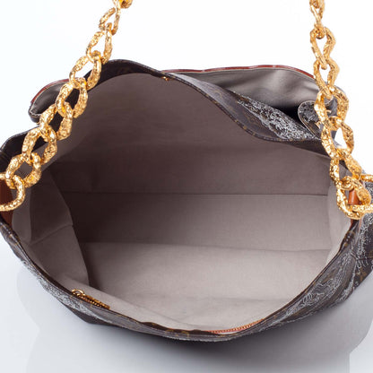 Louis Vuitton Monogram Dentelle Fersen Silver 8 of 9