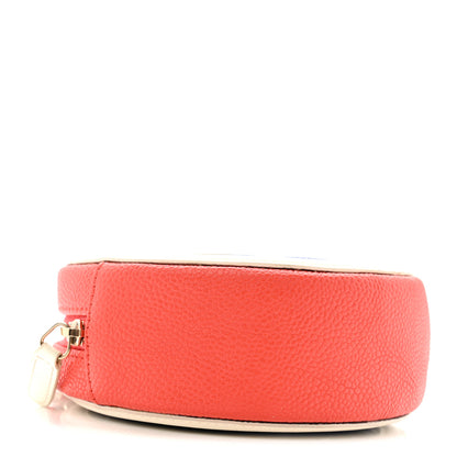 Chanel Caviar Quilted Round Filigree Crossbody Blue White Red 4 of 12
