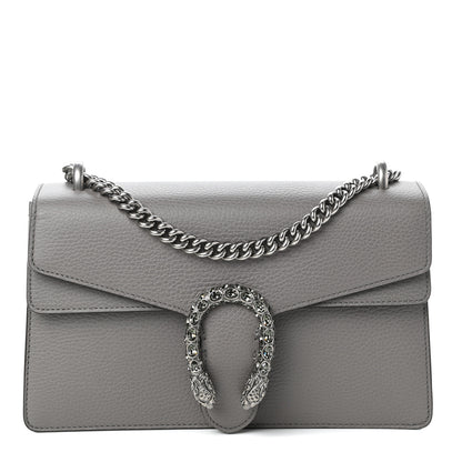 Gucci Pebbled Calfskin Small Dionysus Shoulder Bag Dusty Grey 1 of 9