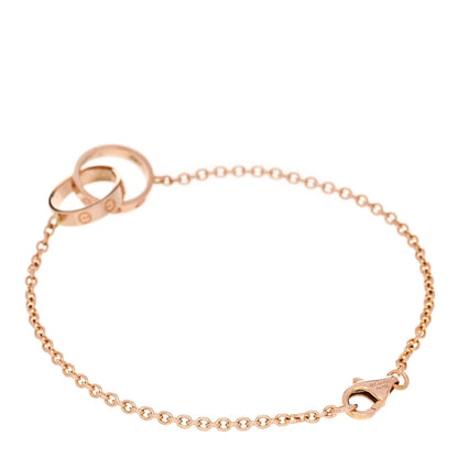 Cartier 18K Pink Gold Interlocking LOVE Bracelet 2 of 4