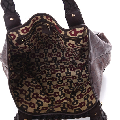 Gucci Guccissima Medium Pelham Shoulder Bag Dark Brown 4 of 8