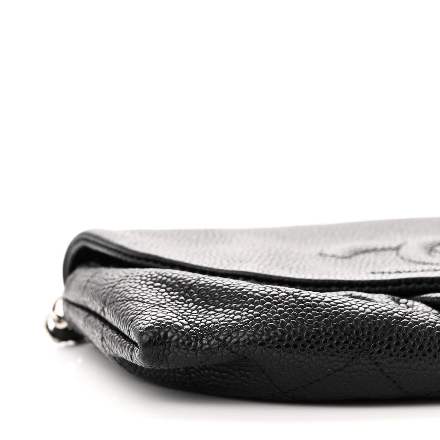 Caviar Half Moon Wallet On Chain WOC Black