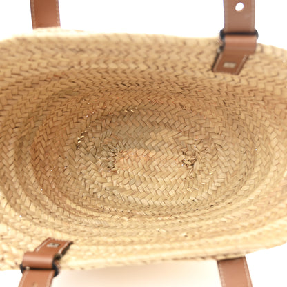 Loewe Raffia Basket Tote Bag Natural Tan 5 of 11