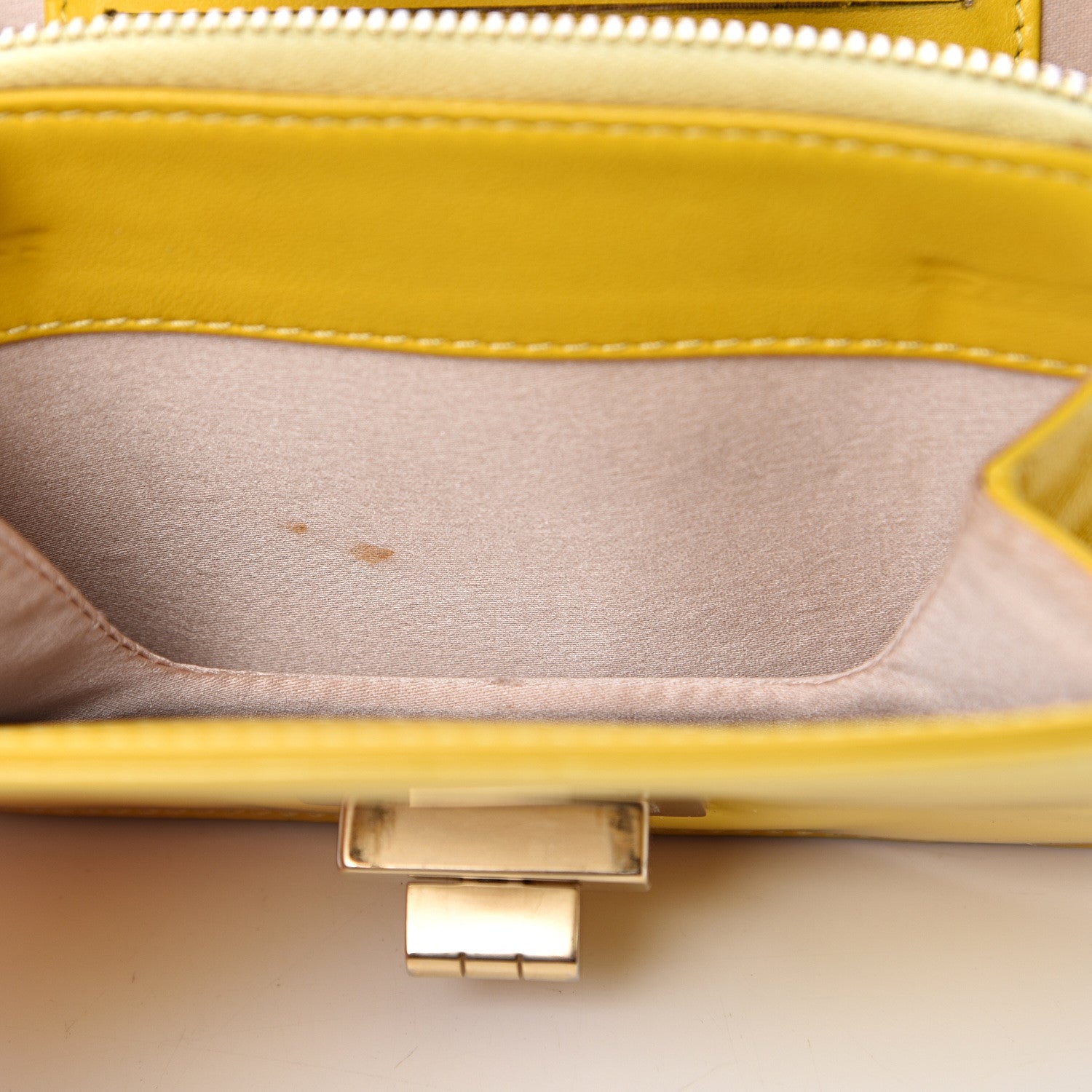 Chanel Patent Calfskin Mini Reissue Flap Yellow 10 of 17