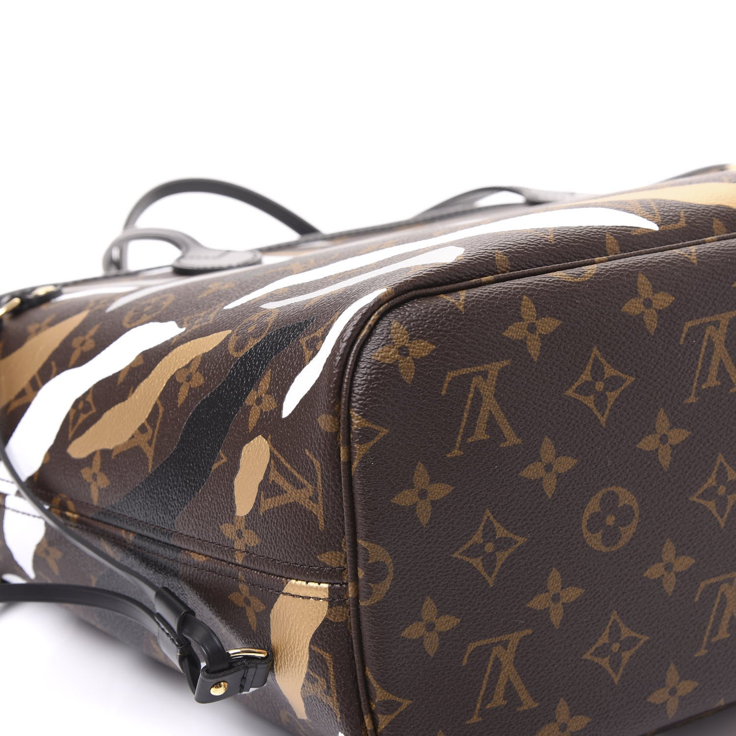 Louis Vuitton X LOL Monogram Neverfull MM Gold Silver 8 of 11