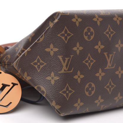 Louis Vuitton Monogram Beaubourg Hobo Mini Bordeaux Red Peach Safran Blue Jean Blue 7 of 8