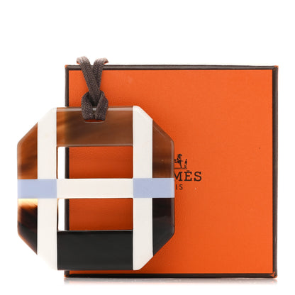 Hermes Horn Lacquer Opus Octagonal Necklace 7 of 7