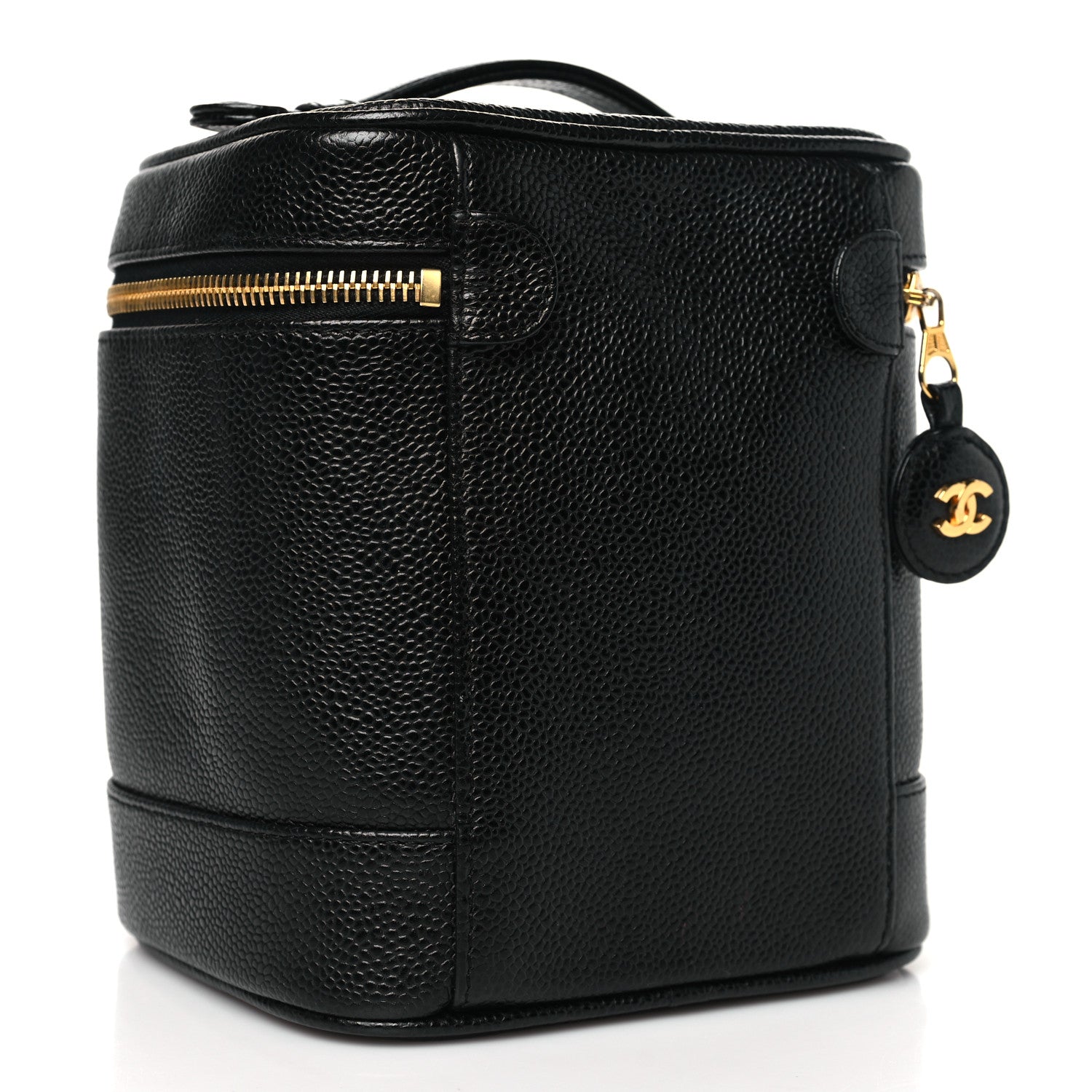 Chanel Caviar Cosmetic Vanity Bag Black 3 of 11