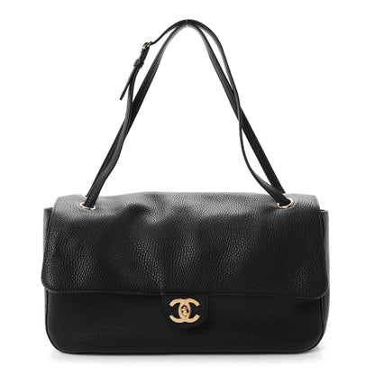 Chanel Grained Calfskin Small Souplissimo Maxi Flap Black 1 of 10