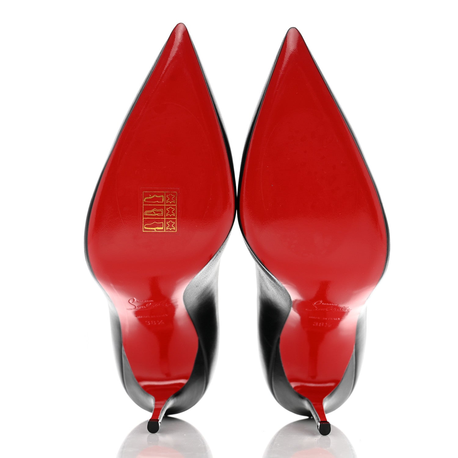 Christian Louboutin Shiny Nappa Decollete 554 100 Pumps 38.5 Black 5 of 7