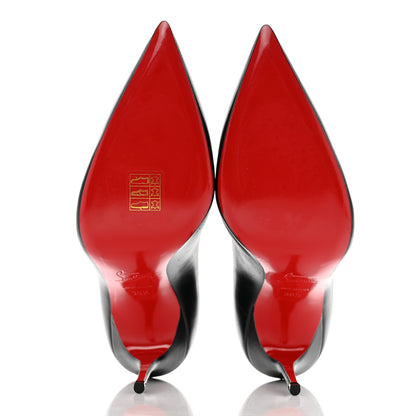 Christian Louboutin Shiny Nappa Decollete 554 100 Pumps 38.5 Black 5 of 7