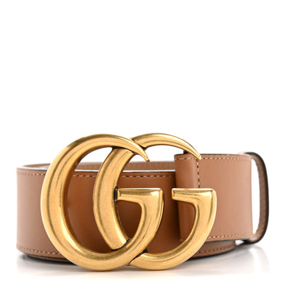 Gucci Calfskin Double G 40mm Belt 80 32 Tan 1 of 6