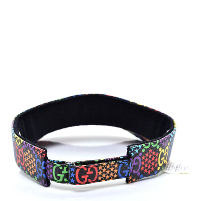 Gucci GG Supreme Monogram Psychedelic Izzy Visor L Black Multicolor 4 of 8