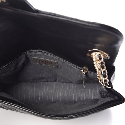 Chanel Lambskin Medium Westminster Pearl Flap Black 5 of 11