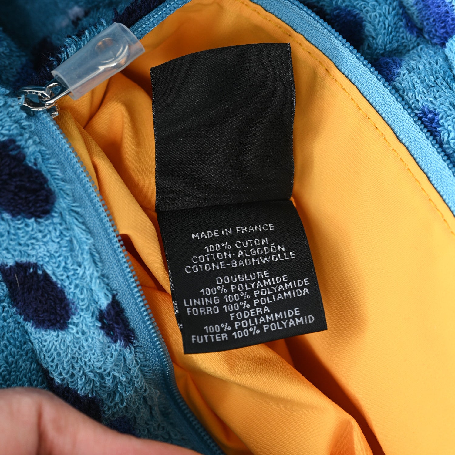 Goyard Eponge Terry Beach Bag Turquoise 7 of 11