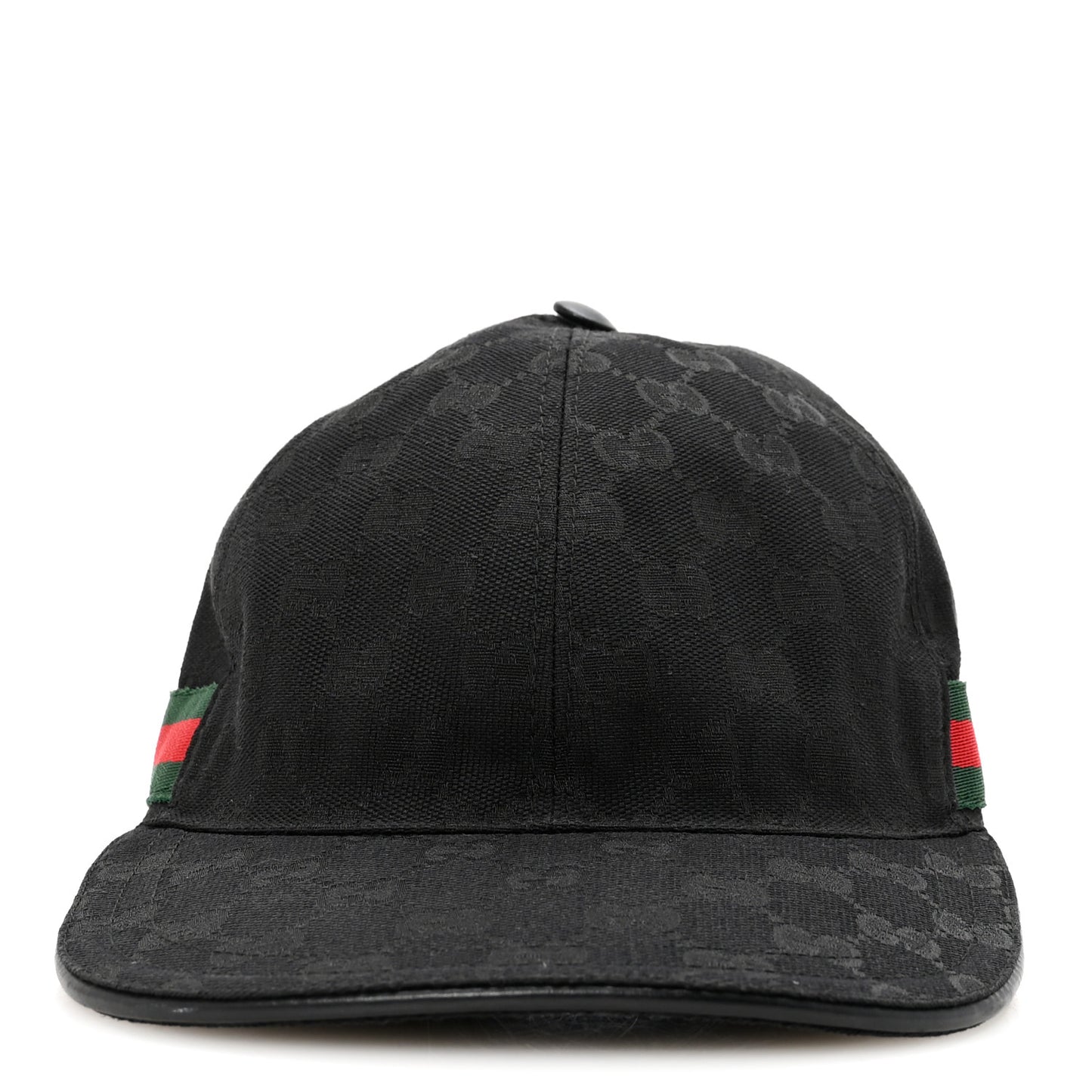 Monogram Web Baseball Hat M Black