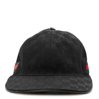 Gucci Monogram Web Baseball Hat M Black 3 of 8