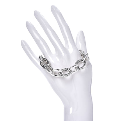 David Yurman Sterling Silver 17mm Extra Large Oval Link Bracelet 2 of 4