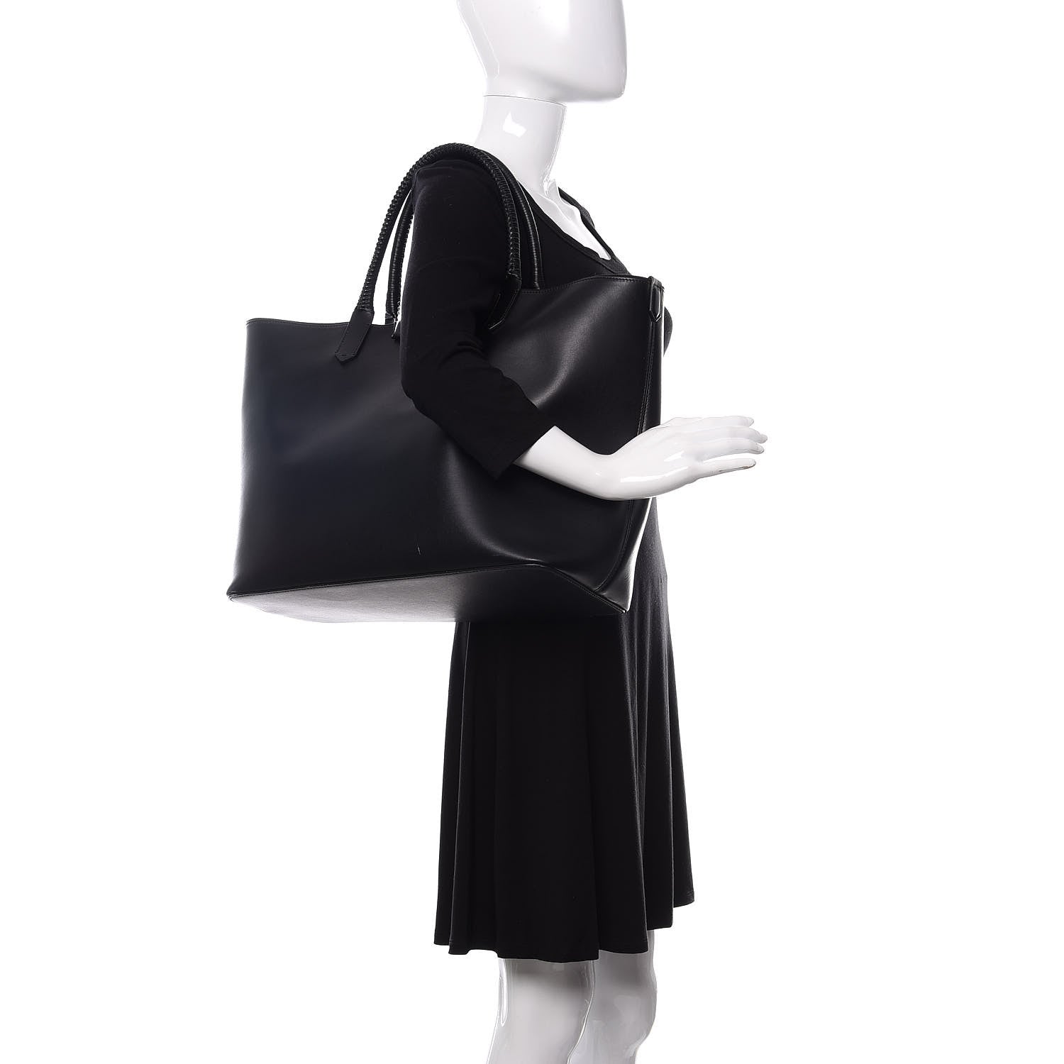 Givenchy Calfskin Large Antigona Whipstitch Handle Tote Black 2 of 11