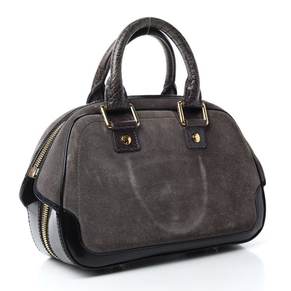 Louis Vuitton Havane Stamped Trunk Bowler PM Gray 3 of 10