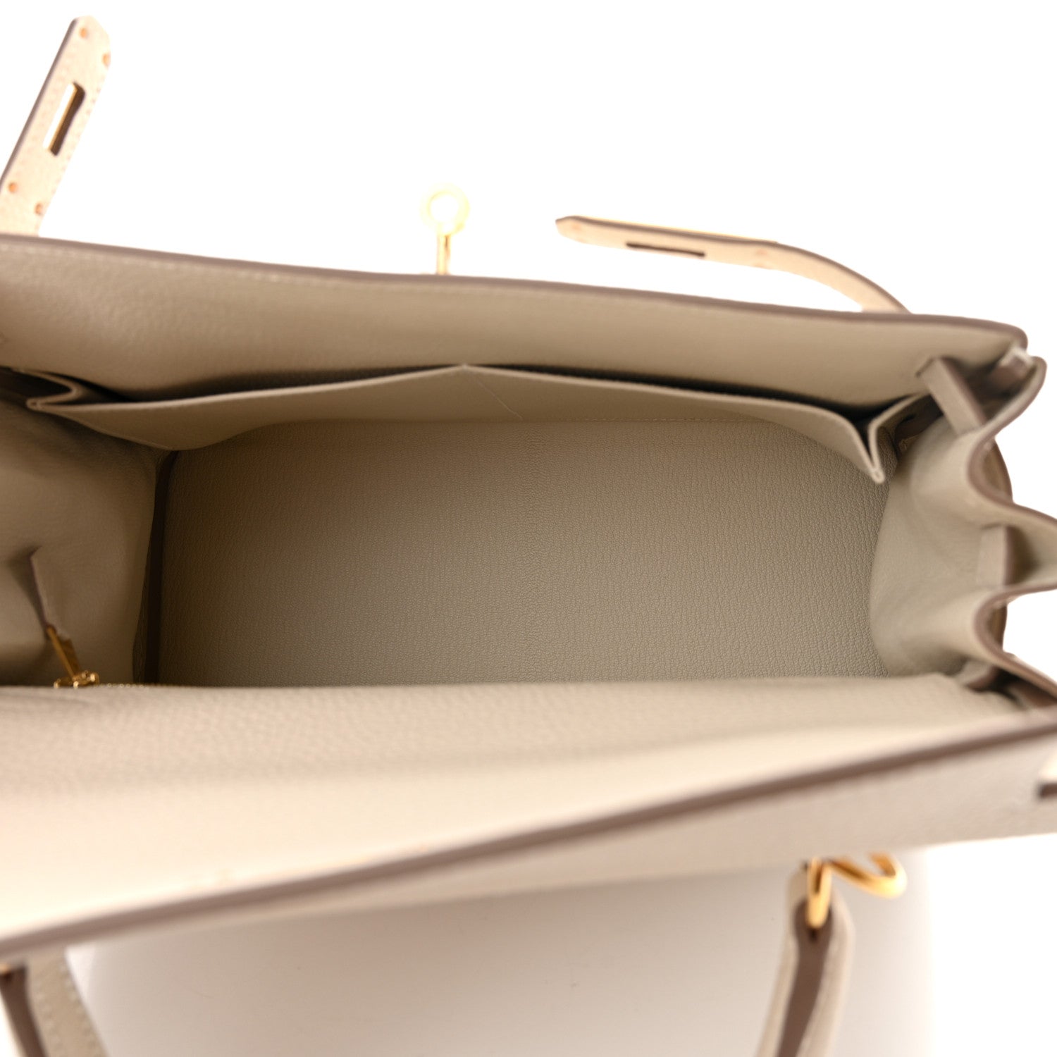 Hermes Togo Kelly Retourne 28 Craie 5 of 11