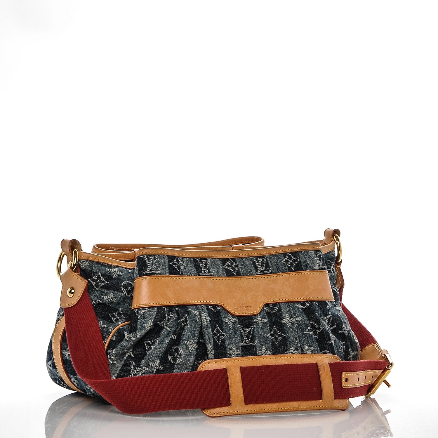 Louis Vuitton Denim Raye Porte Epaule MM 3 of 10