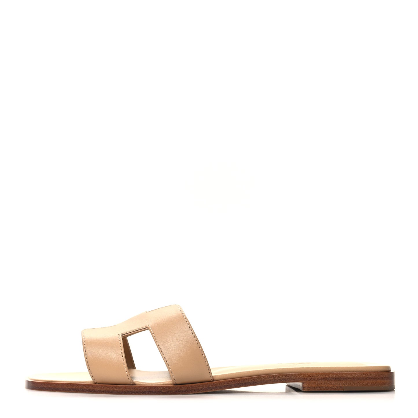 Calfskin Oran Sandals 39.5 Beige Albinos