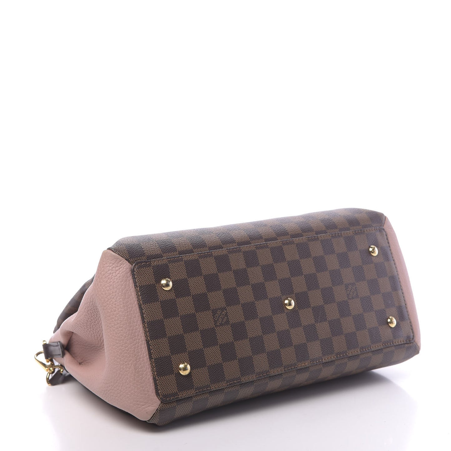 Cuir Taurillon Damier Ebene Normandy Magnolia