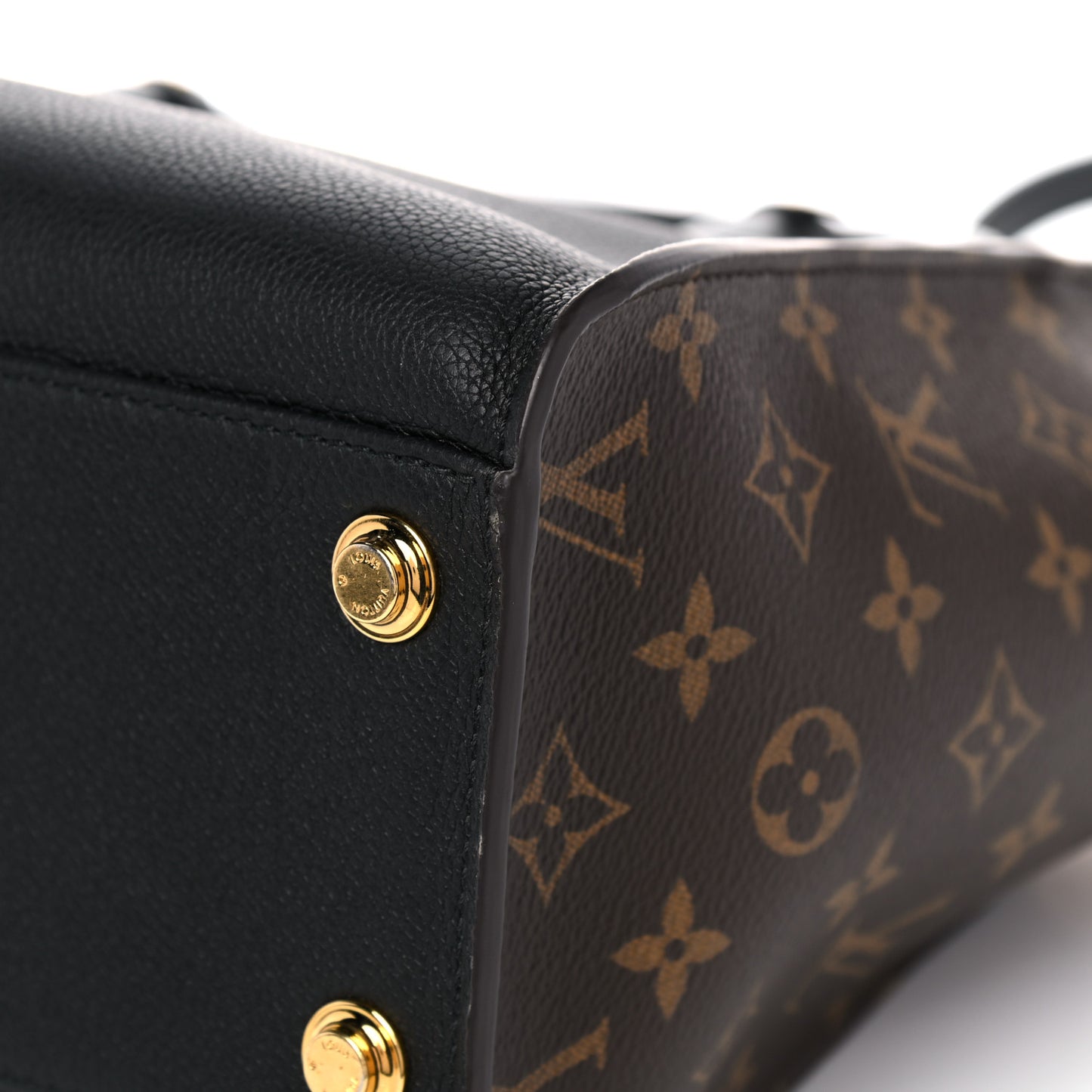 Calfskin Monogram On My Side Black