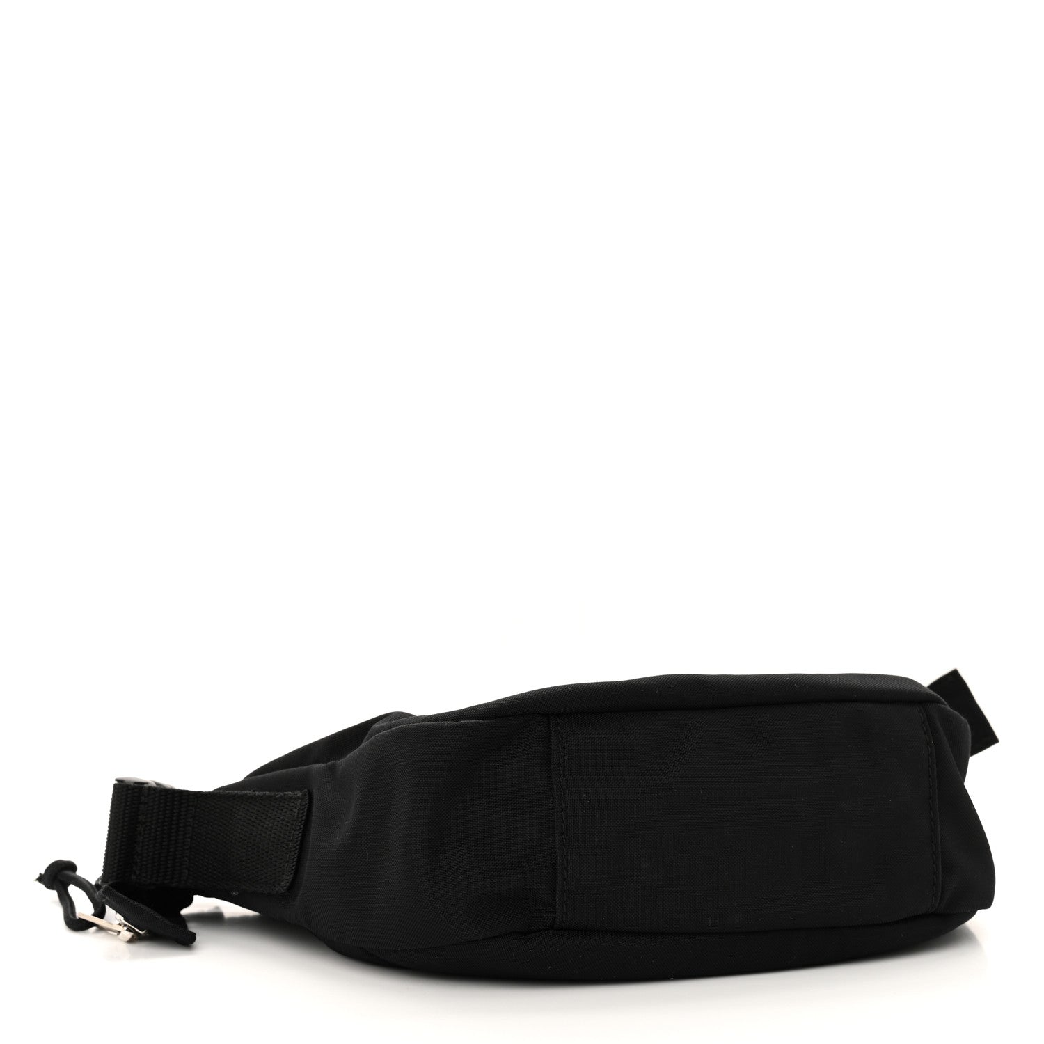 Balenciaga Recycled Sport Nylon Logo Embroidered Wheel Sling Bag Black White 4 of 9